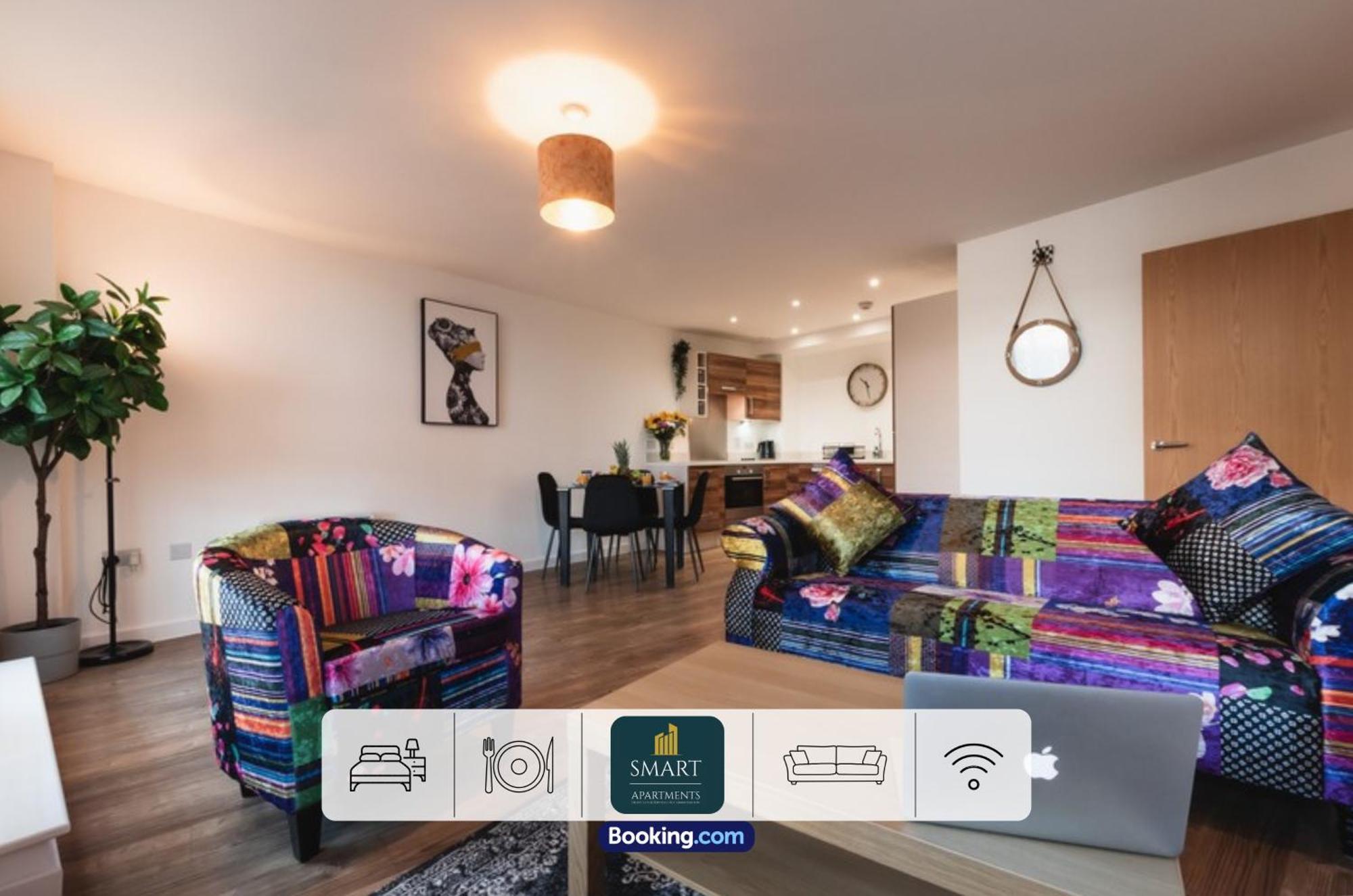 Spacious City Center Apartment By Smart Apartments Short Lets & Serviced Accommodation Apartment Southampton With Free Wifi Dış mekan fotoğraf