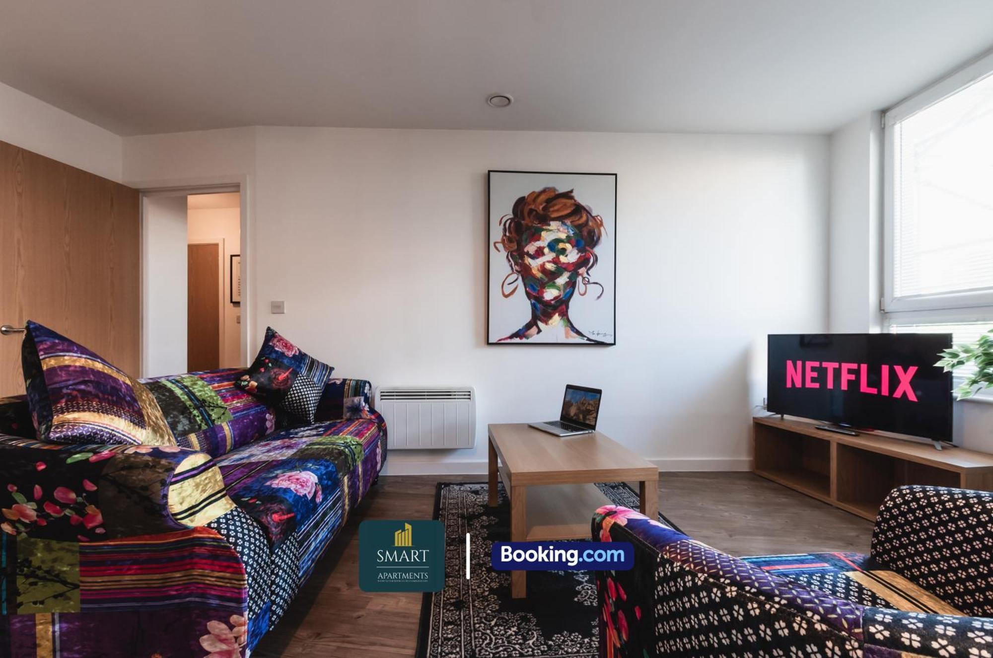 Spacious City Center Apartment By Smart Apartments Short Lets & Serviced Accommodation Apartment Southampton With Free Wifi Dış mekan fotoğraf